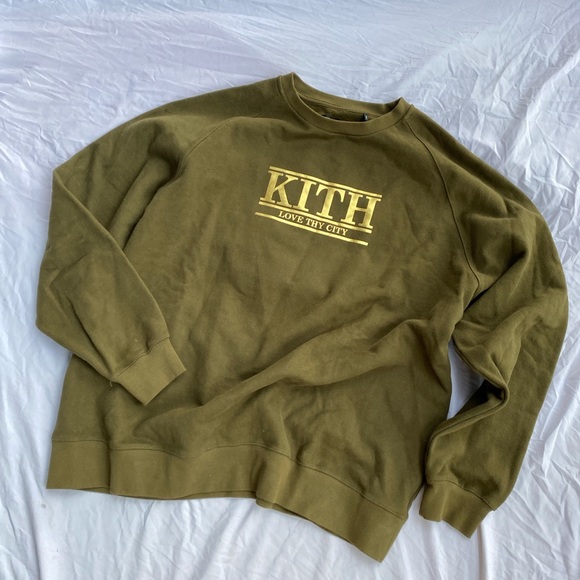 Dark Green #Kith Crewneck Sweater